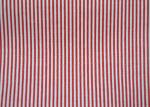 Soft Touch Cotton Yarn Dyed Fabric , Smooth Red And White Striped Material