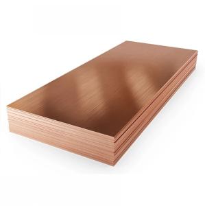China 0.3mm-100mm C10100 Copper Sheet Plate Pure Oxygen Free Metal factory