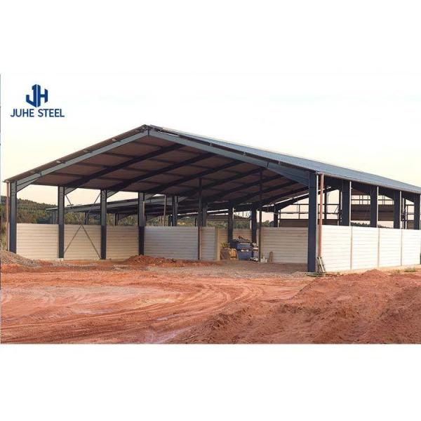 Q235/Q345B Grade Metal Farm Buildings With Living Quarters Prefabricated Riding