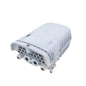 China KEXINT KXT-B-16G PLC Grey Fiber Optic Distribution Box 16 Ports Outdoor IP65 For FTTH factory