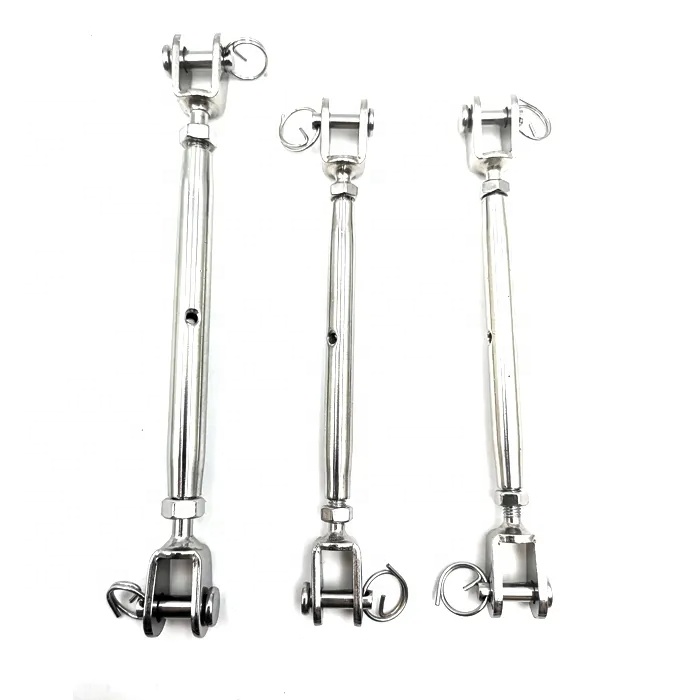 Long Adjustable Sailboat Rigging Stainless Steel Jaw/Jaw Turnbuckle with Swage Stud