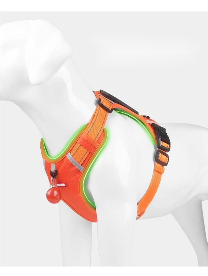 Lightweight Pet Oxford Cloth Harness Vest Reflective Strips For Pets