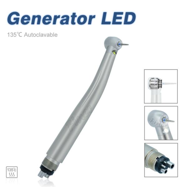 Dentistry Equipment High Speed Turbine Dental Fast Handpiece With Generator Led