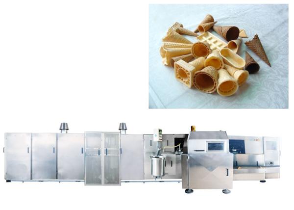 Stainless steel Automatic Sugar Cone Production Line , Ice Cream Cone Baking