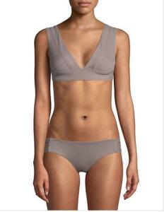 China VITAMIN A Magnolia V-Neck Bikini Top factory