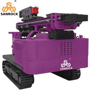 China Hydraulic Pile Driver Vibration Hammer Rotate 360Degrees Photovoltaic Pile Driving Machine factory