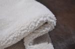 520gsm Fur Solid Sherpa Solid Pu 100%P Bonded Fleece Fabric