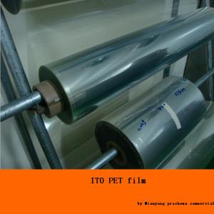 China 100ohm conductive ito film for Electroluminescent Printing/EL factory
