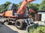 Original Color Used Hitachi ZX160W Wheel Excavator In Good Condition