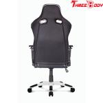 Comfortable High Back Office Chair , Black Pu Leather Race Car Style Office