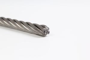 China Elevator And Cable Car Systems 7x19 Stainless Steel Wire Rope Smooth Surface Finish factory