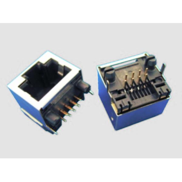 DIP Type 8P8C RJ45 Modular Jack Connector MJF13U-KX06B3-0808 / MJF13U-KX06B3