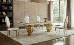 Luxury Noble Atmosphere Wedding Banquet Tables Pattern Dining Table With 10-12