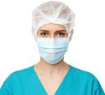 Earloop Type Non Woven Fabric Face Mask , Medical Mouth Mask Soft Lining