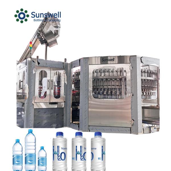Automatic Water Filling Machine Bottle Blowing Electric SUS316 Minral Water