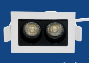 China Double Head Led trim Recessed Downlight Laser Blade 4w Anti Glare 4000k Cct factory