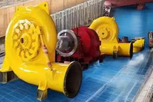 China 500-1500r/min Rated Speed Capacity 50HZ Horizontal Francis Turbine factory