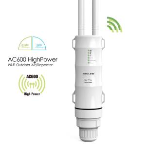 China Outdoor AP Dual Band 2.4G 5G 1200Mbps Wifi Router Repeater factory