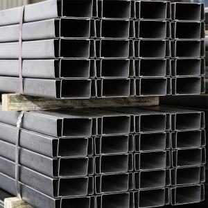 China A36 Standard Galvanized C Channel Steel U Channel Sizes HDG Surface factory
