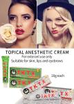 Green 55% TKTX Tattoo Numbing Cream 10g Waxing Cosmetic For Microneedling