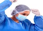 Fluid Resistant Disposable Surgical Mask , 3 Ply Face Mask Offered Free Samples