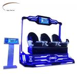 Crazy 9d Virtual Reality Simulator Equipment 3 Person For Entertainment