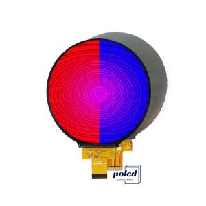 China Polcd Small Size Round LCD Screen 4 inch 720x720 pixels 4Line MIPI interface Full Color Display on sale