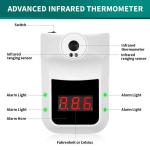 White Plastic Wall Mounted used Infrared K3 Thermometer Temperature Measurement