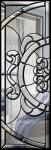 Brass Nickel Patina Home Decorative Panel Glass Stained Glass For Church