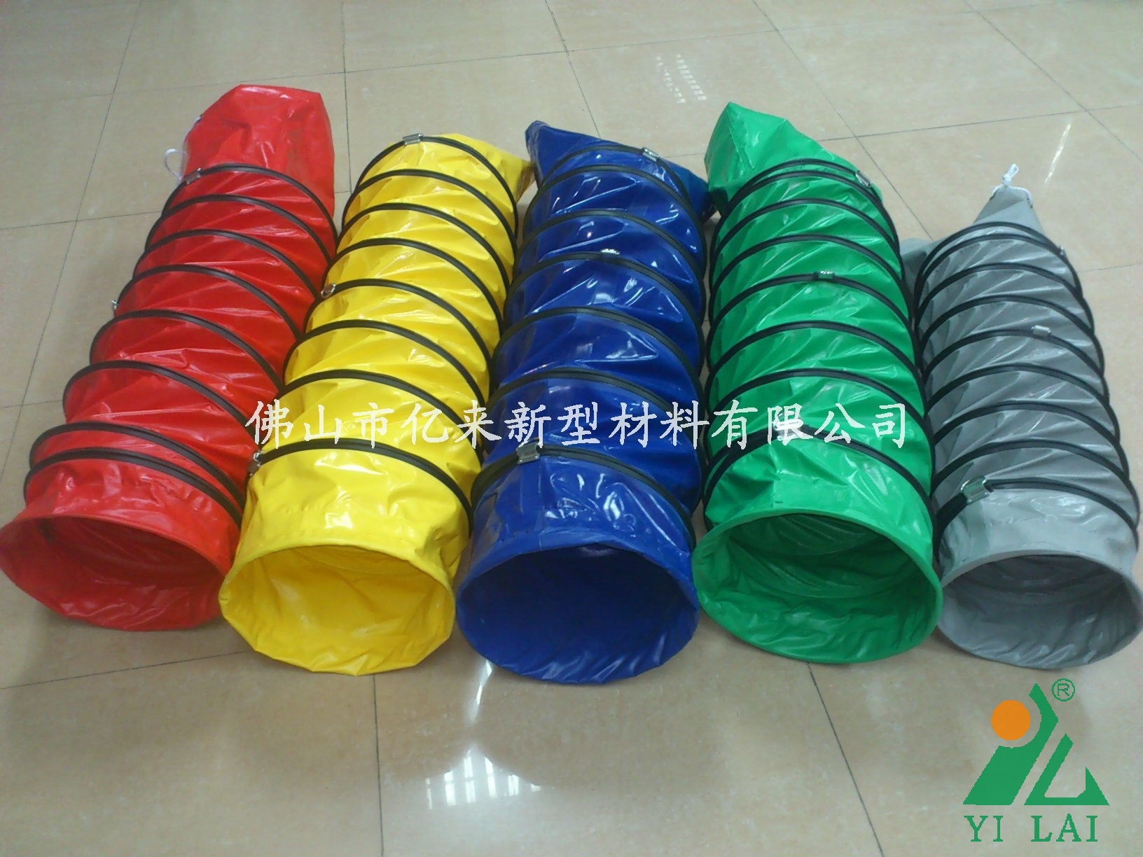 flexible ventilation air ducting for welding engineering and tunnel project