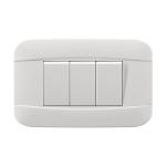 Durable And Safe 3 Gang 1 Way Switch Universal Modern Switches For Home