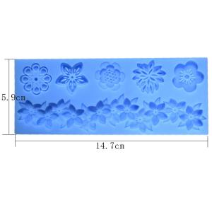 China Food Grade Silicone Baking Utensils Disposable Flower Moulds For Cakes Decorating factory
