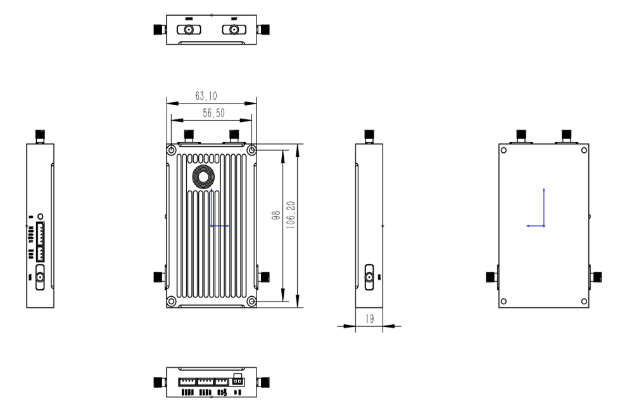 IP communications two-way data video   anti-jamming AES hopping function transmission mesh wifi security products