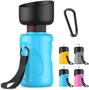 China 2 in 1 Foldable Travel Walking Pet Water Bottle for Dogs factory
