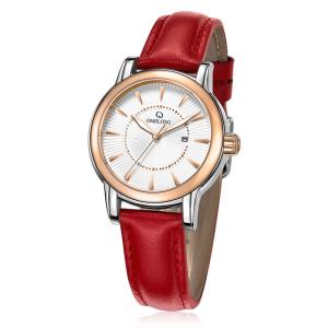 China Fashion Waterproof Women Quartz Watch Casual Leather Strap Quartz Watch factory
