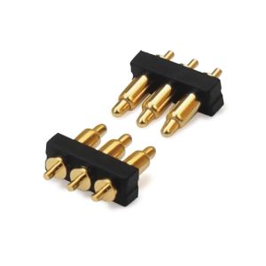 2.54mm Pitch Male 5 Pin PCB Connector Spring Loaded Pogo Pin Connector Dip Type