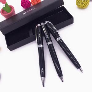 China Metal Twist Advertising Pen with Customized Logo Printing in Gift Box factory
