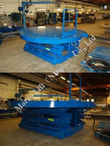 China Marco High Scissor Lift Table with Removable Segments factory