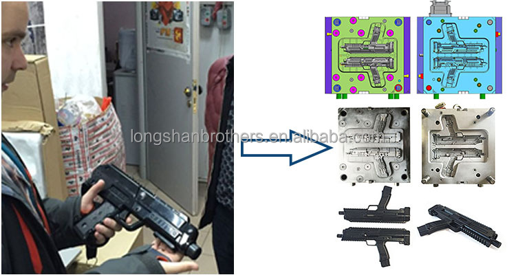 Professional Manufacturing of Custom Plastic Inject Molding Molded Part with Hot Runner Gate System and 718 Mould Material