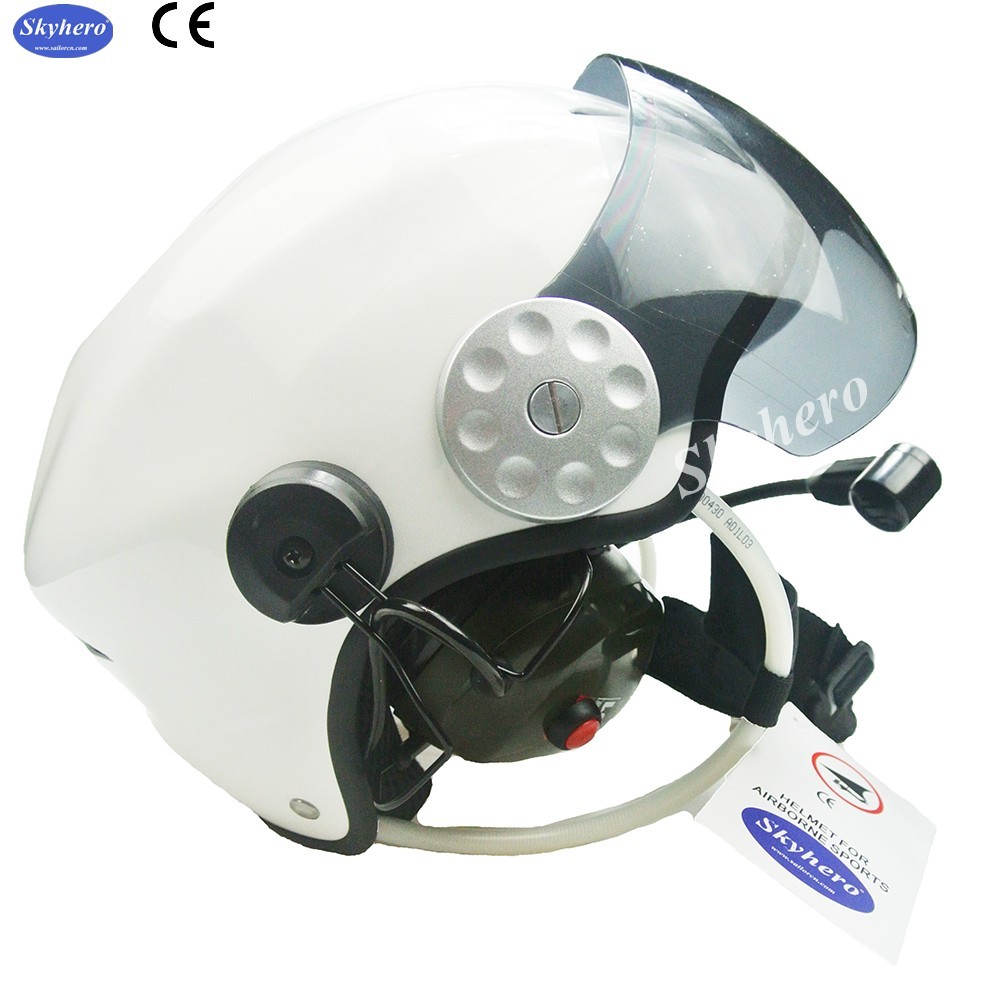 En 966 Standard Powered Paragliding Helmet Noise Cancel Paramotor Helmet Color Red Black White Blue Paramotor
