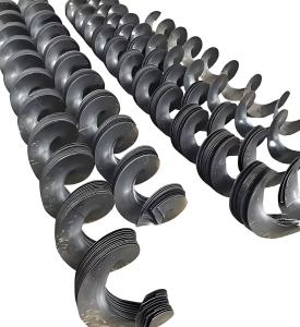 China Efficient Continuously Wound Spiral Blade for Agricultural Machinery Parts factory