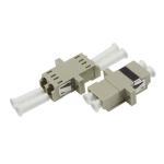 Multimode Beige LC PC Duplex OM1 OM2 Fiber Optic Coupler