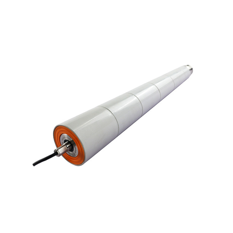 Food Grade Customised PVC Tapered Conveyor Motor Drive Roller For Food Processing