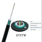 Outdoor Fiber Optic Cable GYXTW 12 Core Uni-Tube Light Aerial Armored Single