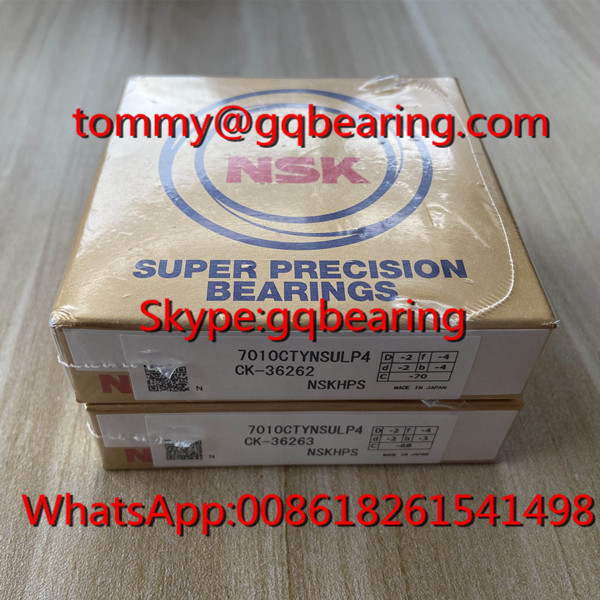 NSK 7010CTYNSULP4 Super Precision Angular Contact Ball Bearing packing