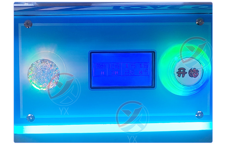 LED Mini Claw Machine Plush Toy Crane Factory Direct Sale - Blue Hardware Claw Machine