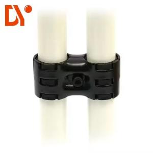 China Good Quality Black Double Metal Joint For Lean Pipe Workbench factory