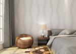 PVC Professional Waterproof Vinyl Wall Covering Removable With Beige Color ,
