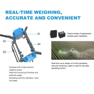 High-altitude Autonomous Spraying Drone Agricultural UAV Crop Spraying Drone