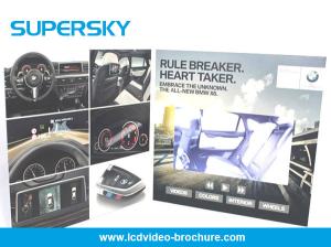 China Business Gift LCD Video Brochure , 4.3&quot; - 5'' Video Business Card factory